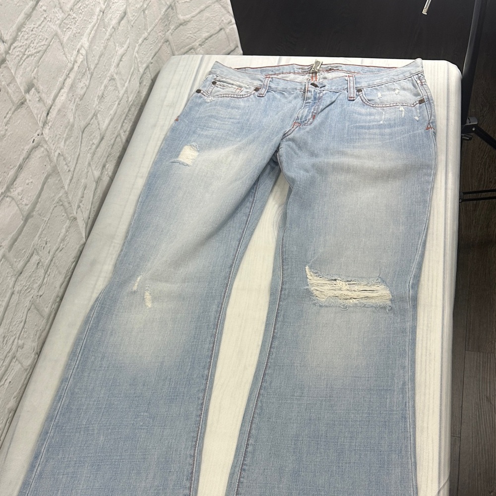 Abercrombie & Fitch Light Blue Boot Leg Jeans - Emma